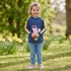 FFX79: Girls Peppa Pig Navy Hoodie (1.5-5 Years)